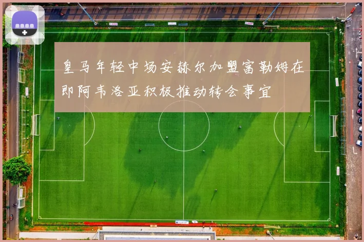 皇马年轻中场安赫尔加盟富勒姆在即阿韦洛亚积极推动转会事宜