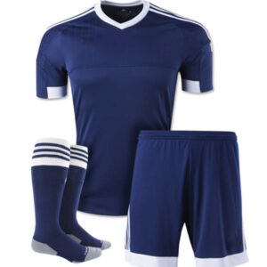 Polyester Fabric Soccer Uniform Kit