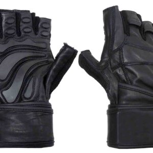 Leather Gym Training Workout Gloves