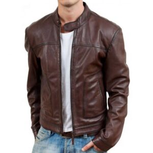 Big Bang Men’s Genuine Cowhide Premium Leather Jacket