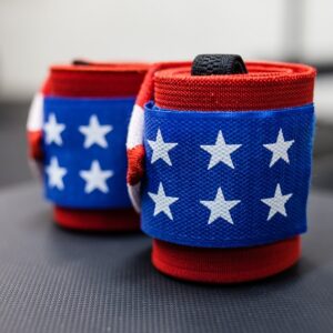 American Flag Custom Weightlifting Wrist Wraps